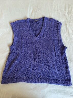 Esprit Navy Knit Sweater Vest